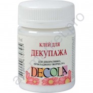 Клей для декупажа по твердой поверхности Decola, 50 мл