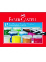 Фарби гуашеві Faber Castell 12 кольорів 15 мл