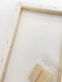 Холст на подрамнике WORISON для живописи 50х60см белый грунт