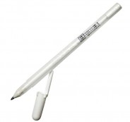 Ручка гелевая белая TOUCHNEW 0.8 mm