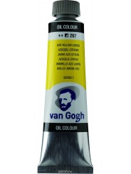 Краска масло Van Gogh цвет 267 Желтый лимонный