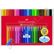 Фломастеры Faber-Castell Grip 20 цветов трехгранные