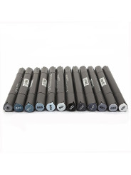 Ескіз-маркери "STA" сірих тонів 12 штук