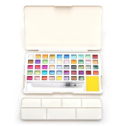 Премиум набор акварельных красок YOVER 48 цветов (36 базовых и 12 перламутровых)