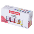 Набор художественных акриловых красок Art Ranger Acryliс Basic 12 цветов по 60 ml