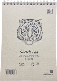 Альбом для эскизов на спирали А-3 SKETCH PAD, 160 г/м², 35 листов