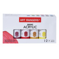 Набір художніх акрилових фарб Art Ranger Acryliс Basic 12 кольорів по 60 ml