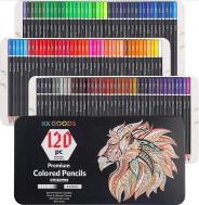 Набор цветных карандашей KALOUR 120 премиум-класса с мягким сердечником