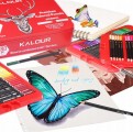 Профессиональные цветные карандаши с грифелем на масляной основе KALOUR 180 цветов в жестяной коробке