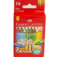 Олівці кольорові Faber Castell 16 кольорів, воскові