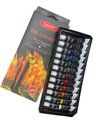 Набір художніх олійних фарб Worison в тубах 12 кольорів