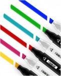 Профессиональные маркеры для скетчинга Touchfive 80 цветов. Набор для дизайнеров одежды
