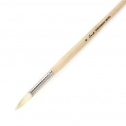 Кисть щетина "Сонет" круглая, длинная ручка, № 8, Ø10 мм 