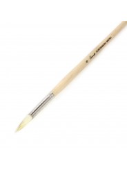 Кисть щетина "Сонет" круглая, длинная ручка, № 8, Ø10 мм 