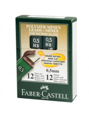 Грифели для карандашей Faber Castell НВ блистер 0,5 мм