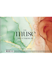 Альбом для ескізів та малювання А4/50 аркушів, 115г/м2, MUSE