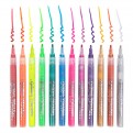Набор маркеров с флуоресцентной перламутровой краской  ( 12 цветов)