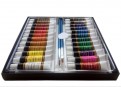 Набор акриловых красок для рисования Yover AcriLyc Paint 24 цвета в тубах по 12 мл.