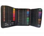 Набір кольорових олівців у пеналі 72 кольори + 4