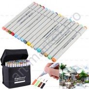 Спиртовые маркеры «FINECOLOUR» 60 цветов