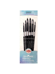 Професійний набір круглих пензлів WORISON 6 штук