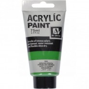 Акриловая краска "ACRYLIC" 75 МЛ цвет «GRASS GREEN»  