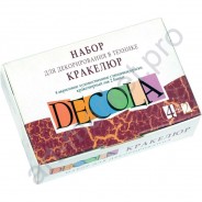 Набор для декорирования в технике кракелюр "Decola"
