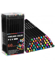 Набір кольорових лінерів Worison 60 кольорів професійний набір для скетчів 