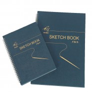 Скетчбук (Sketch book) 32 листа, 160 г / м2, 19 * 27 см.