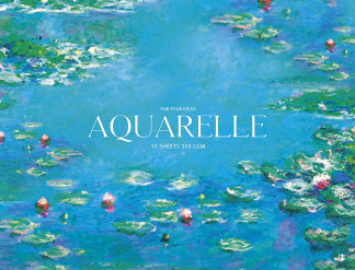 Блок для акварели MUSE Aquarelle формат А4, 15 листов, 300г/м2