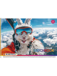 Альбом для малювання Школярик Star формат А4, 20 аркушів, 100 г/м2, мікс