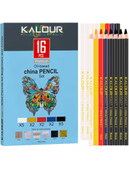 Набор универсальных карандашей KALOUR с грифелем на масляной основе 