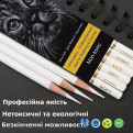 Профессиональный набор белых угольных карандашей KALOUR
